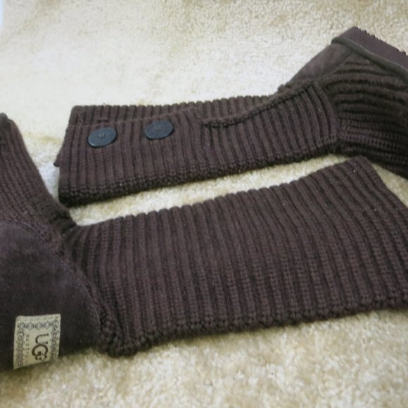 UGG Textile Australian Sock Style Winter Boots Kids 5 - Picture 1 of 7